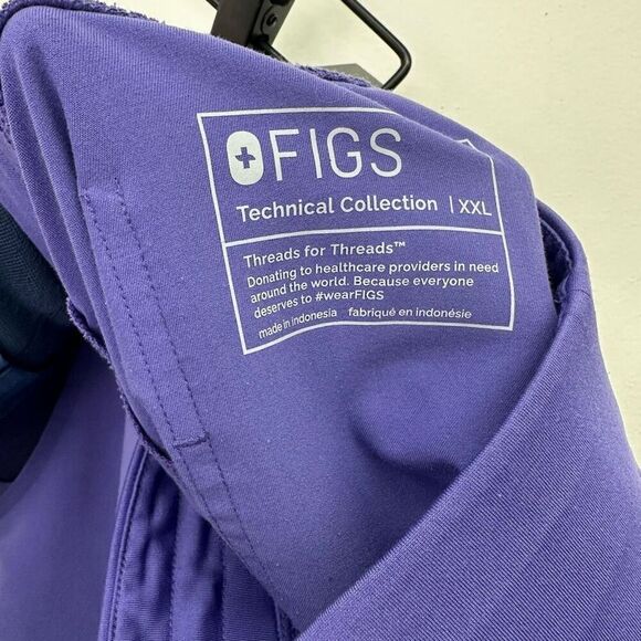 Figs Women’s Zamora Amethyst Purple Jogger Pant - Picture 5 of 16